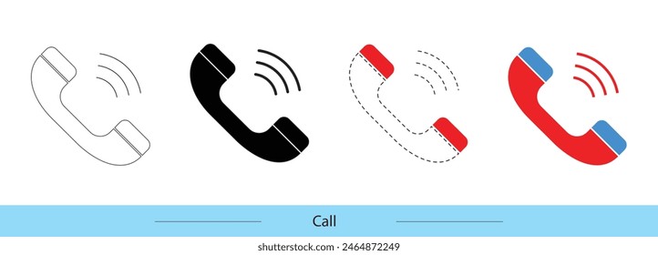 Hotline-Support-Symbol für App- und Messenger-Vektorgrafik