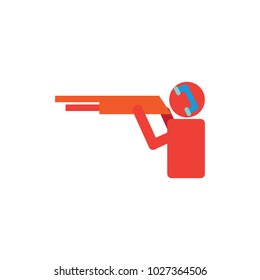 Call Hunt Logo Icon Design