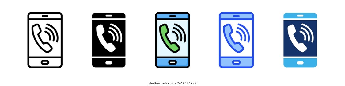 Call Icon Collection With Multiple Styles