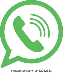 Icono de llamada Vector de señal de comunicación