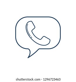 Call Icon Comunication Symbol Logo Template