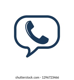 Call Icon Comunication Symbol Logo Template