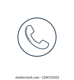 Call Icon Comunication Symbol Logo Template