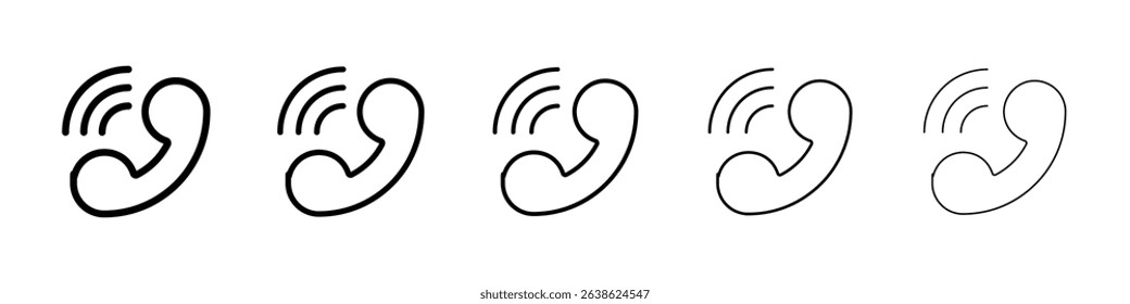 Call icon concept. graphic design, logo, Web, UI.