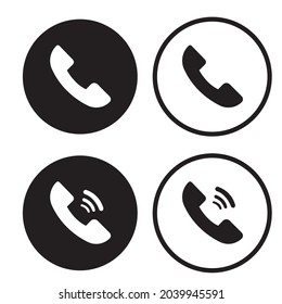 Call icon, Contact us icon vector Communication icon set vector  bundle 