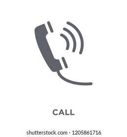 Call icon. Call design concept from Communication collection. Simple element vector illustration on white background.