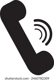 call icon design eps10 file