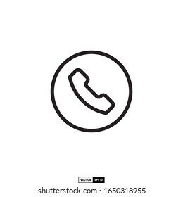 call icon, design inspiration vector template for interface and any purpose
