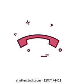 Call icon design vector