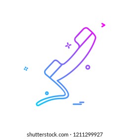 Call icon design vector