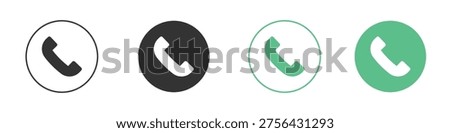 Call icon element for designs
