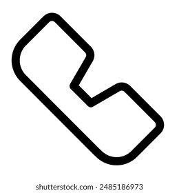 icono de llamada con diseño plano