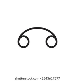 Call icon Flat line illustration