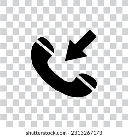 call icon , incoming call icon vector