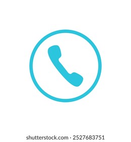 Icono de llamada. Aislado en el fondo blanco