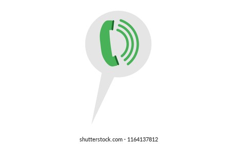 Call icon isolated vector illustration