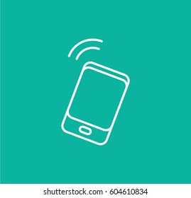 Call icon. Linear style. Isolated vector.