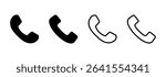 Call icon logo design. telephone sign and symbol. phone icon. contact us 