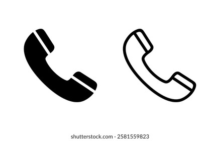 Call icon logo design. telephone sign and symbol. phone icon. contact us 