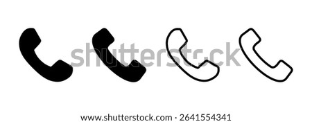 Call icon logo design. telephone sign and symbol. phone icon. contact us 