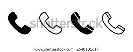 Call icon logo design. telephone sign and symbol. phone icon. contact us 