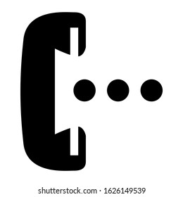 call icon or logo isolated sign symbol vector illustration - high quality black style vector icons
