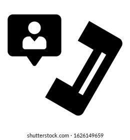 call icon or logo isolated sign symbol vector illustration - high quality black style vector icons
