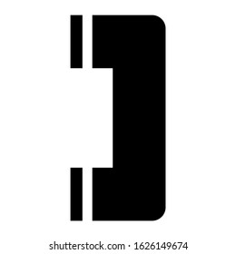 call icon or logo isolated sign symbol vector illustration - high quality black style vector icons

