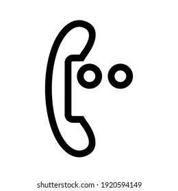call icon or logo isolated sign symbol vector illustration - high quality black style vector icons
