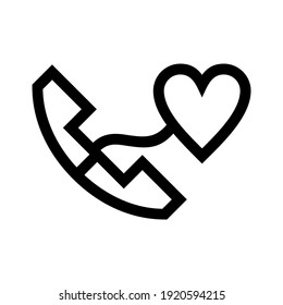call icon or logo isolated sign symbol vector illustration - high quality black style vector icons
