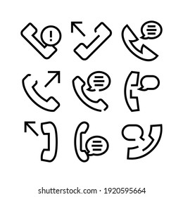 Rufsymbol oder Logo einzeln auf Zeichen, Vektorgrafik - Sammlung von hochwertigen Vektorsymbol in schwarzem Stil
