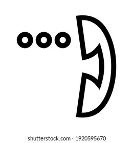 call icon or logo isolated sign symbol vector illustration - high quality black style vector icons
