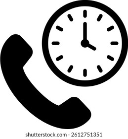 Call Icon Mixed Vector Illustration