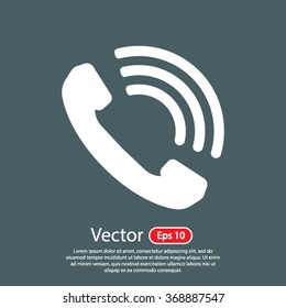  call icon. One of set web icons