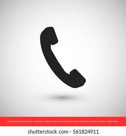 call icon. One of set web icons