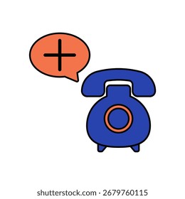 Aufruf Symbol Kontur bearbeitbare Kontur Linie Zeichnung eps.