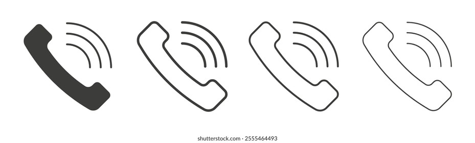 Call icon pack. vector illustration
