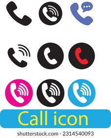 call icon, phone call icon, facetime icon
