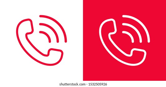 Call icon, Phone icon vector illustration EPS10