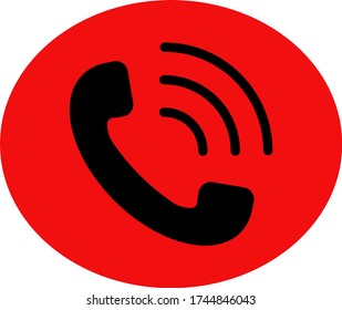 Icono de llamada, Icono de teléfono ilustración vector EPS10