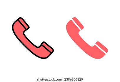 Call icon set illustration. telephone sign and symbol. phone icon. contact us 