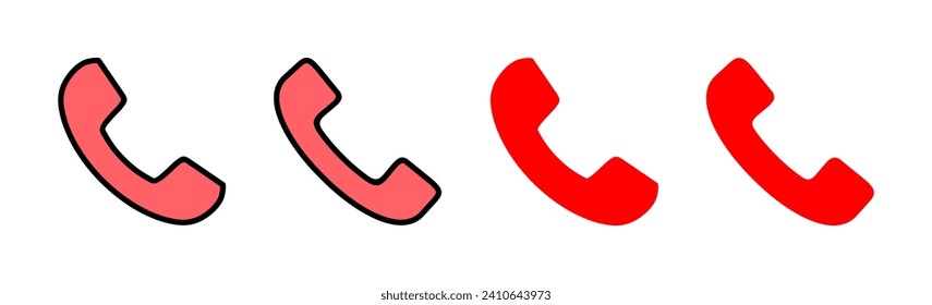 Call icon set illustration. telephone sign and symbol. phone icon. contact us 