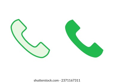 Call icon set. telephone icon vector. phone icon vector. contact us 