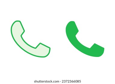 Call icon set. telephone icon vector. phone icon vector. contact us 