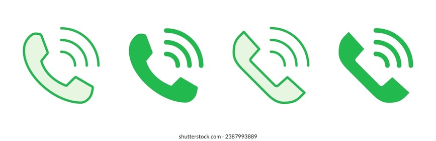 Call icon set. telephone icon vector. phone icon vector. contact us 
