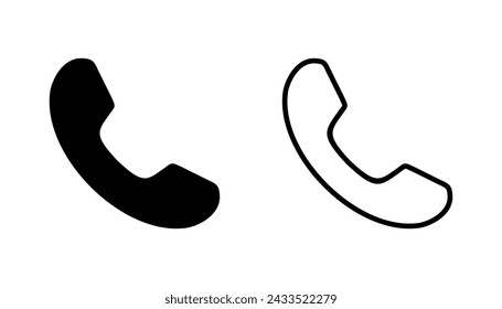 Rufe Icon Set. Telefon Icon Vektor. Telefon Icon Vektor. Kontaktieren Sie uns 