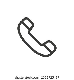 Call icon Simple outline vector logo