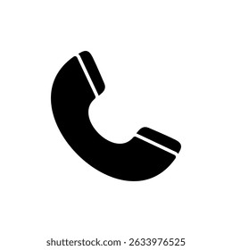 Símbolo de ícone de chamada para aplicativos e sites. sinal e símbolo de telefone. ícone de telefone. entre em contato conosco 