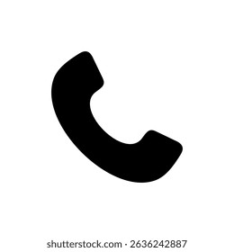 Símbolo de ícone de chamada para aplicativos e sites. sinal e símbolo de telefone. ícone de telefone. entre em contato conosco 