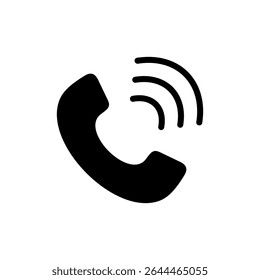 Call icon symbol for apps and websites. telephone sign and symbol. phone icon. contact us 